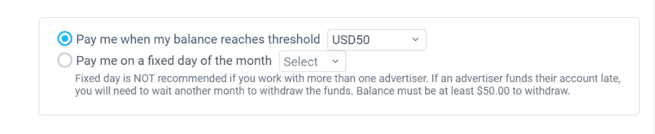impact UI for withdrawal amount